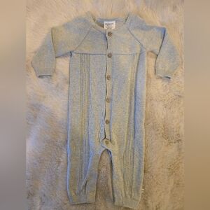 Viverano Organics Knit Romper – Size 0–3 Months